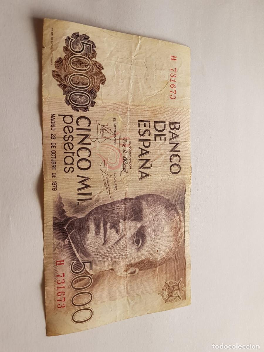 Billetes espa&ntilde;oles: ESPA&Ntilde;A-JUAN CARLOS-5000 PESETAS-23 DE OCTUBRE DE 1979