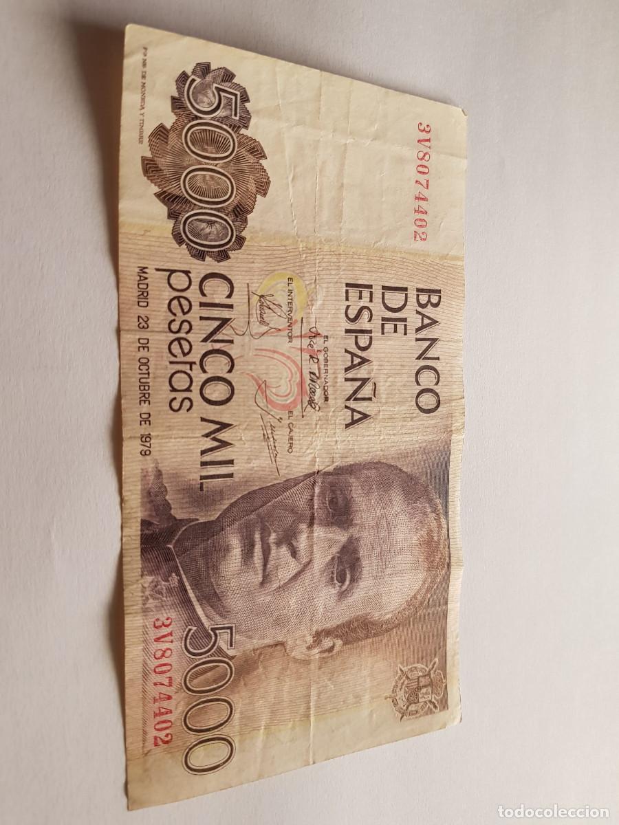 Billetes espa&ntilde;oles: ESPA&Ntilde;A-JUAN CARLOS-5000 PESETAS-23 DE OCTUBRE DE 1979