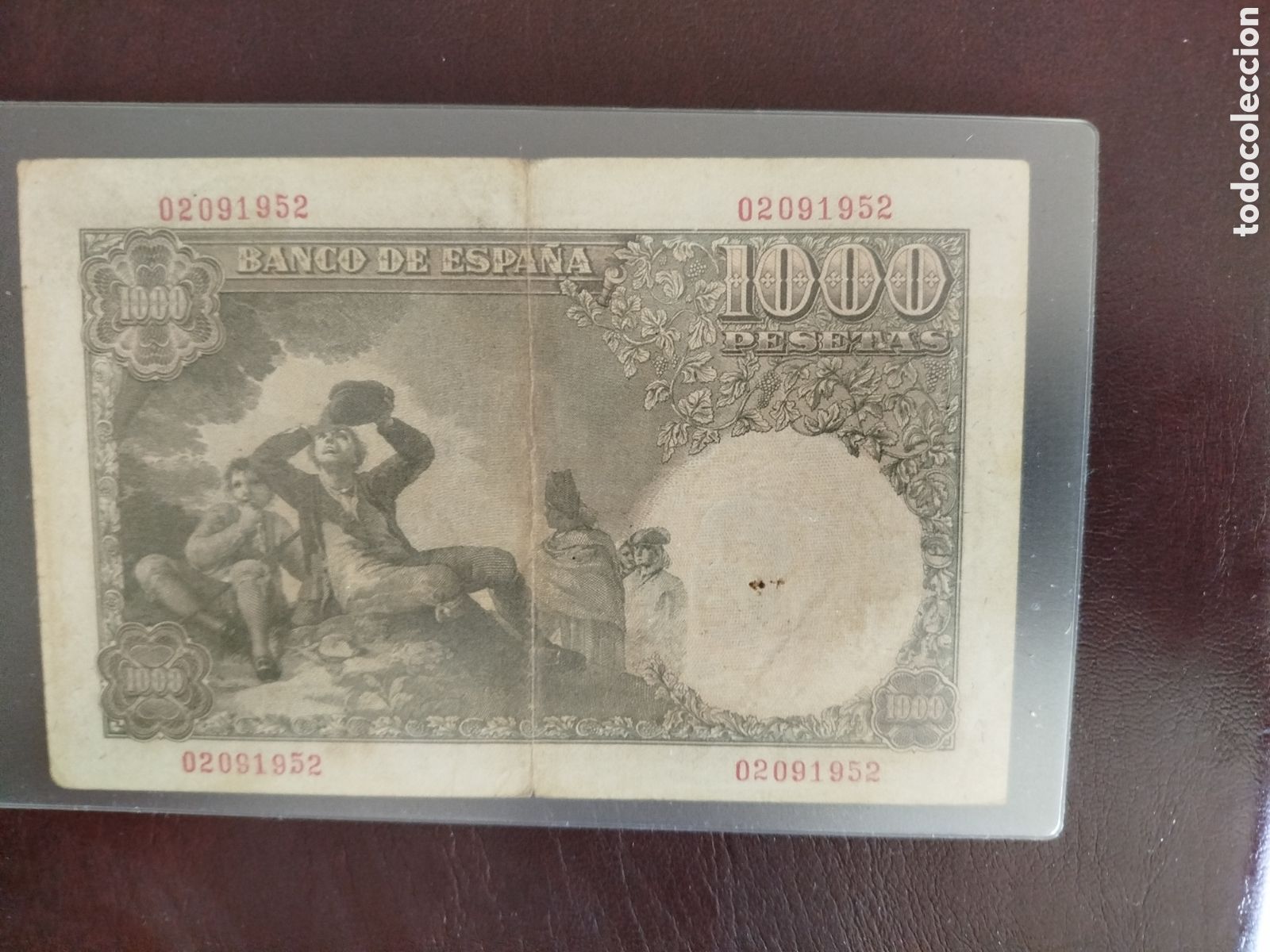 Billetes espa&ntilde;oles: Billete de 1000 Pesetas Goya - Foto 2