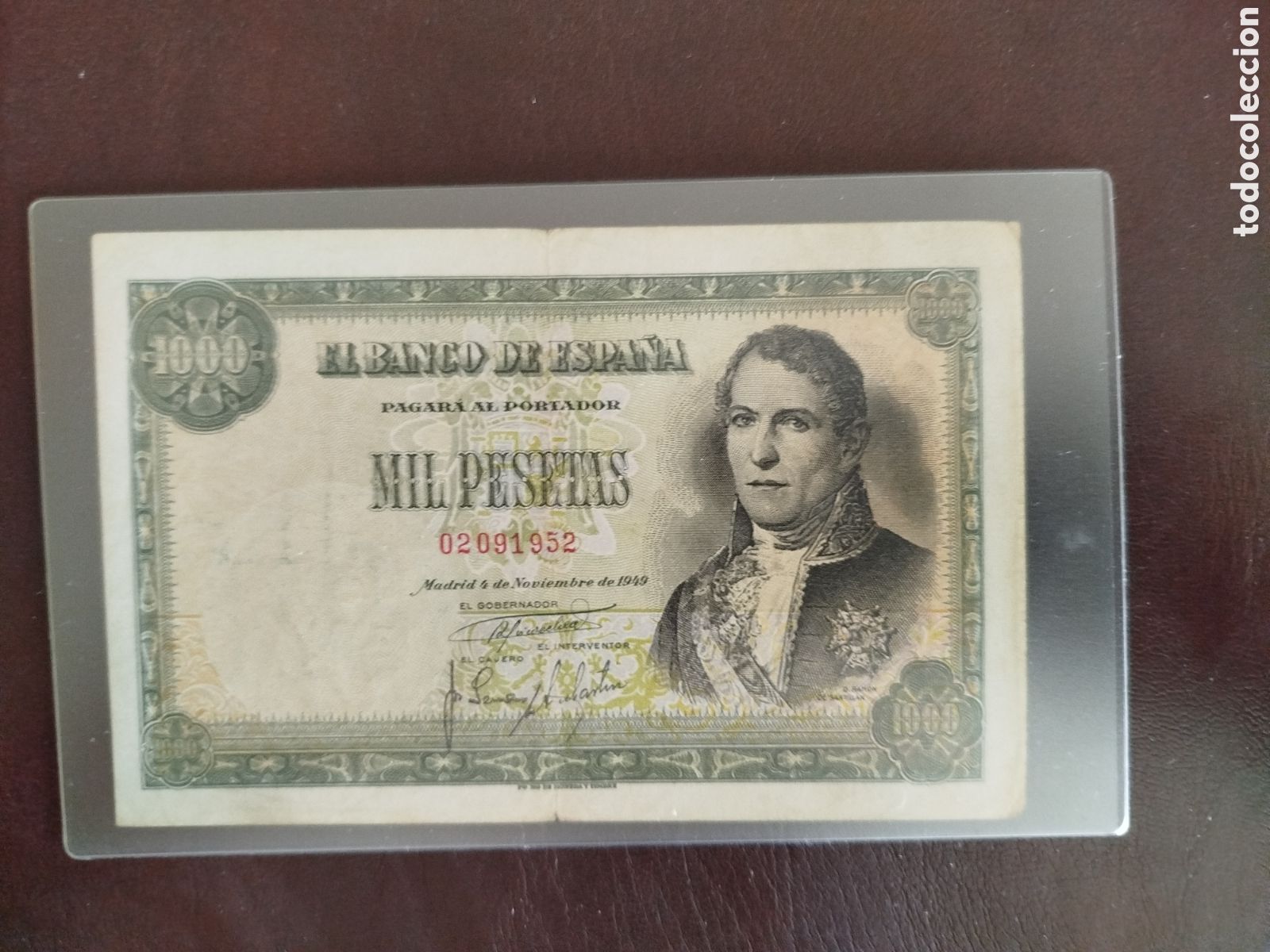 Billetes espa&ntilde;oles: Billete de 1000 Pesetas Goya