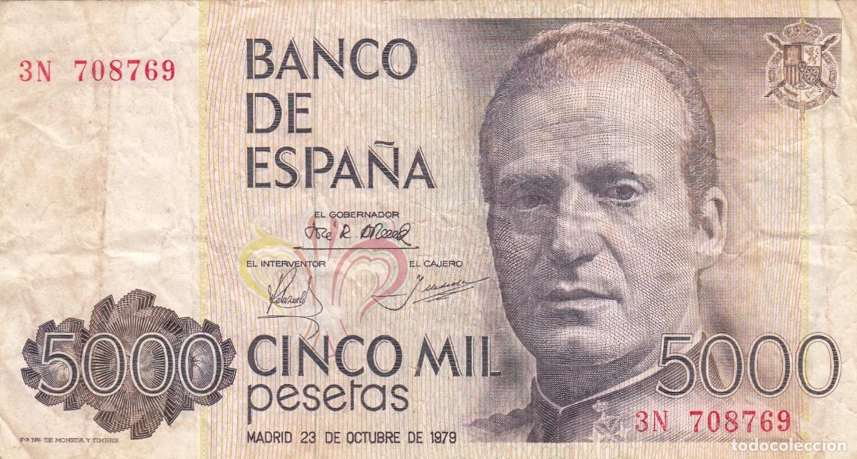 Billetes espa&ntilde;oles: CRBS2076 BILLETE ESPA&Ntilde;A 5000 PESETAS 1979 BC