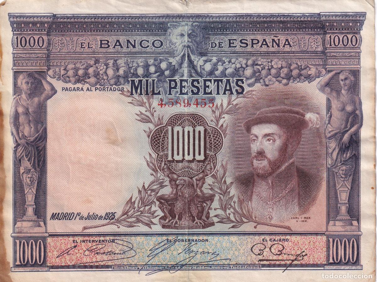 Billetes espa&ntilde;oles: CRBS3357 BILLETE ESPA&Ntilde;A 1000 PESETAS 1925 BC