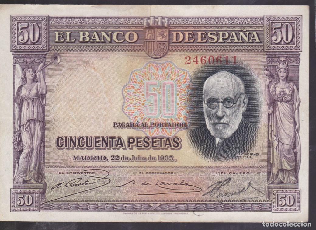 Billetes espa&ntilde;oles: F6-8- BILLETE 50 Pesetas 1935