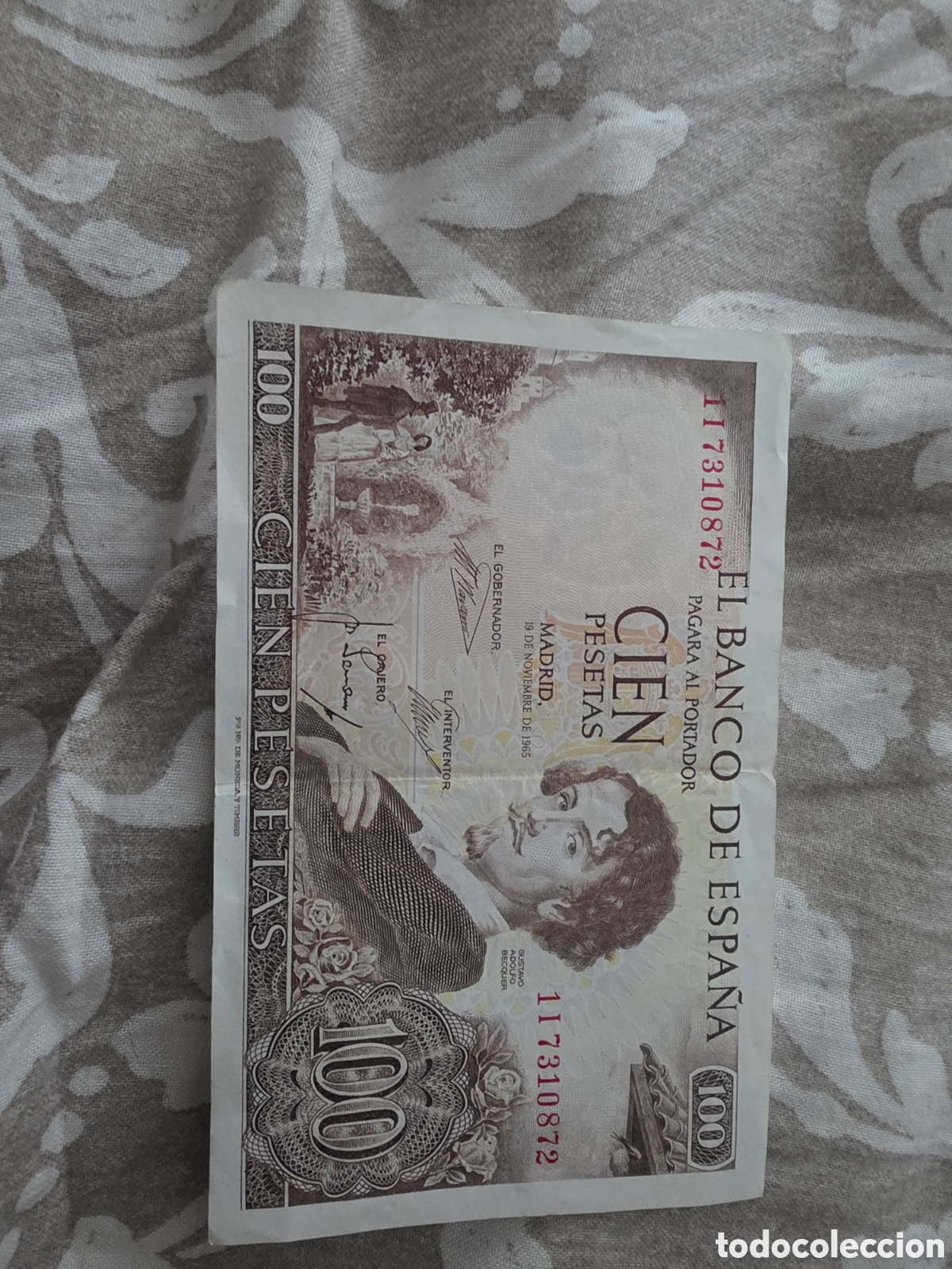 Billetes espa&ntilde;oles: Billete 100 pesetas 1965