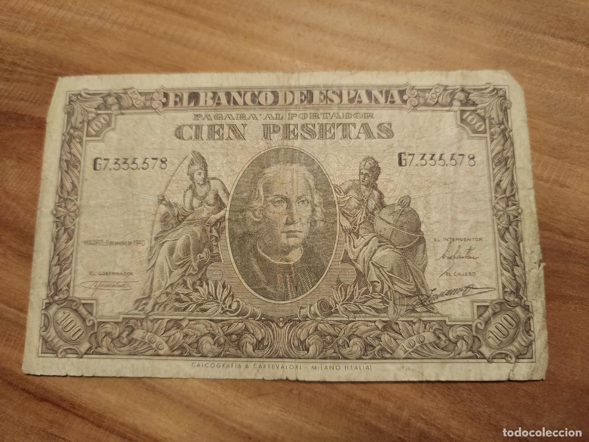 Billets espagnols: Billete 100 pesetas 1940