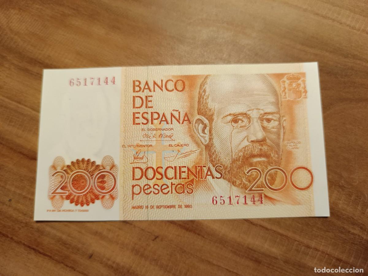 Billetes espa&ntilde;oles: Billete 200 pesetas 1980