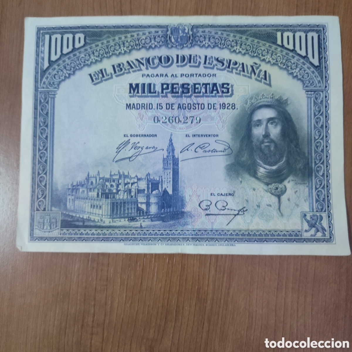Billetes espa&ntilde;oles: Billete de 1000 pesetas