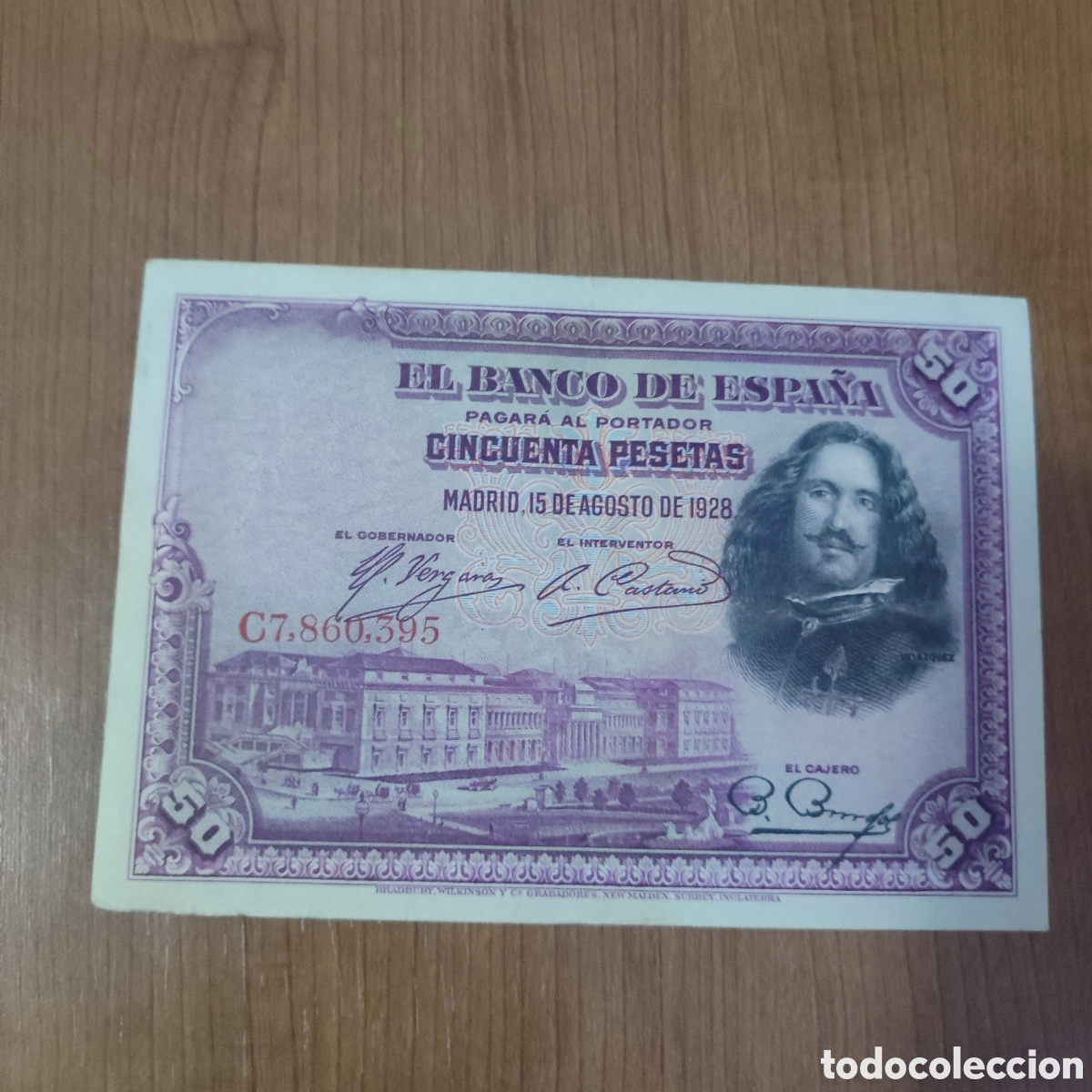 Billetes espa&ntilde;oles: Billete de 50 pesetas - Foto 2