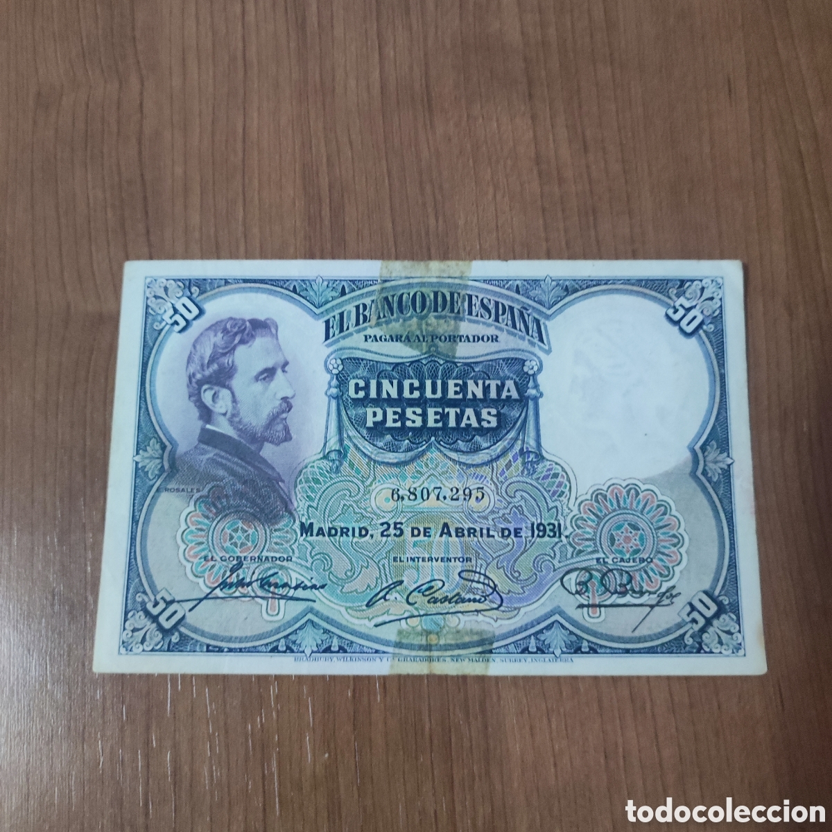 Billetes espa&ntilde;oles: Billete de 100 pesetas