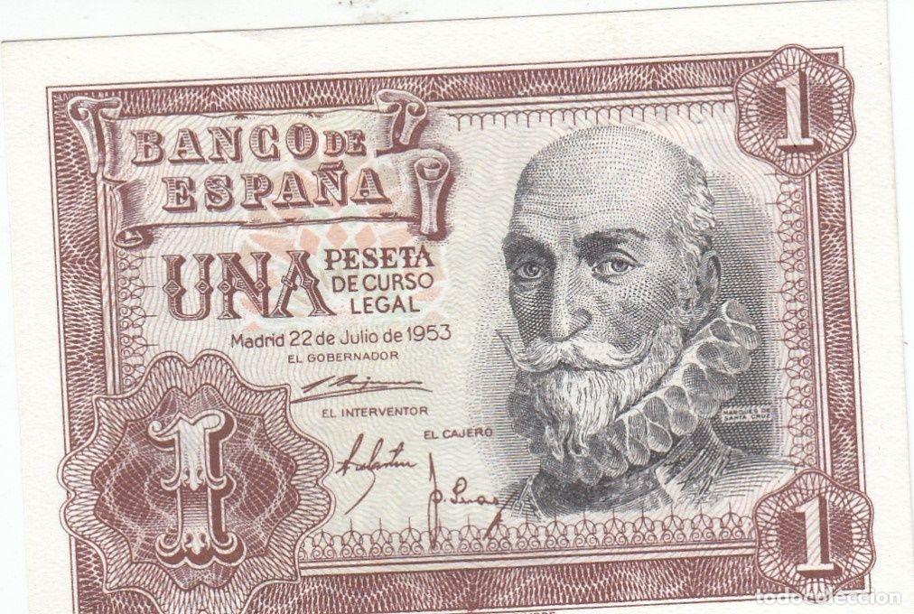 Billetes espa&ntilde;oles: CRBS1289 BILLETE ESPA&Ntilde;A 1 PESETA 1953 SIN CIRCULAR