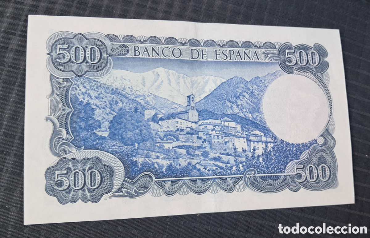Billetes espa&ntilde;oles: Billete 500 pesetas 1971 - Foto 2