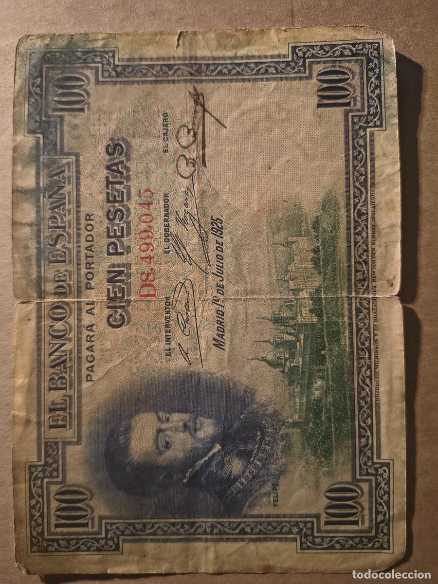 Billetes espa&ntilde;oles: Billete 100 pesetas 1925