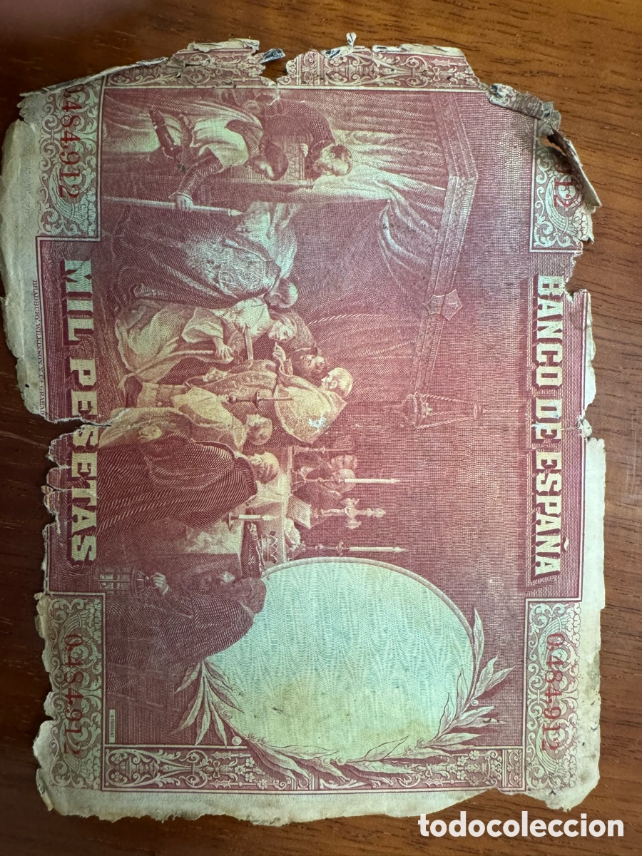 Billetes espa&ntilde;oles: Billetes Espa&ntilde;oles Antig&uuml;os - Foto 2
