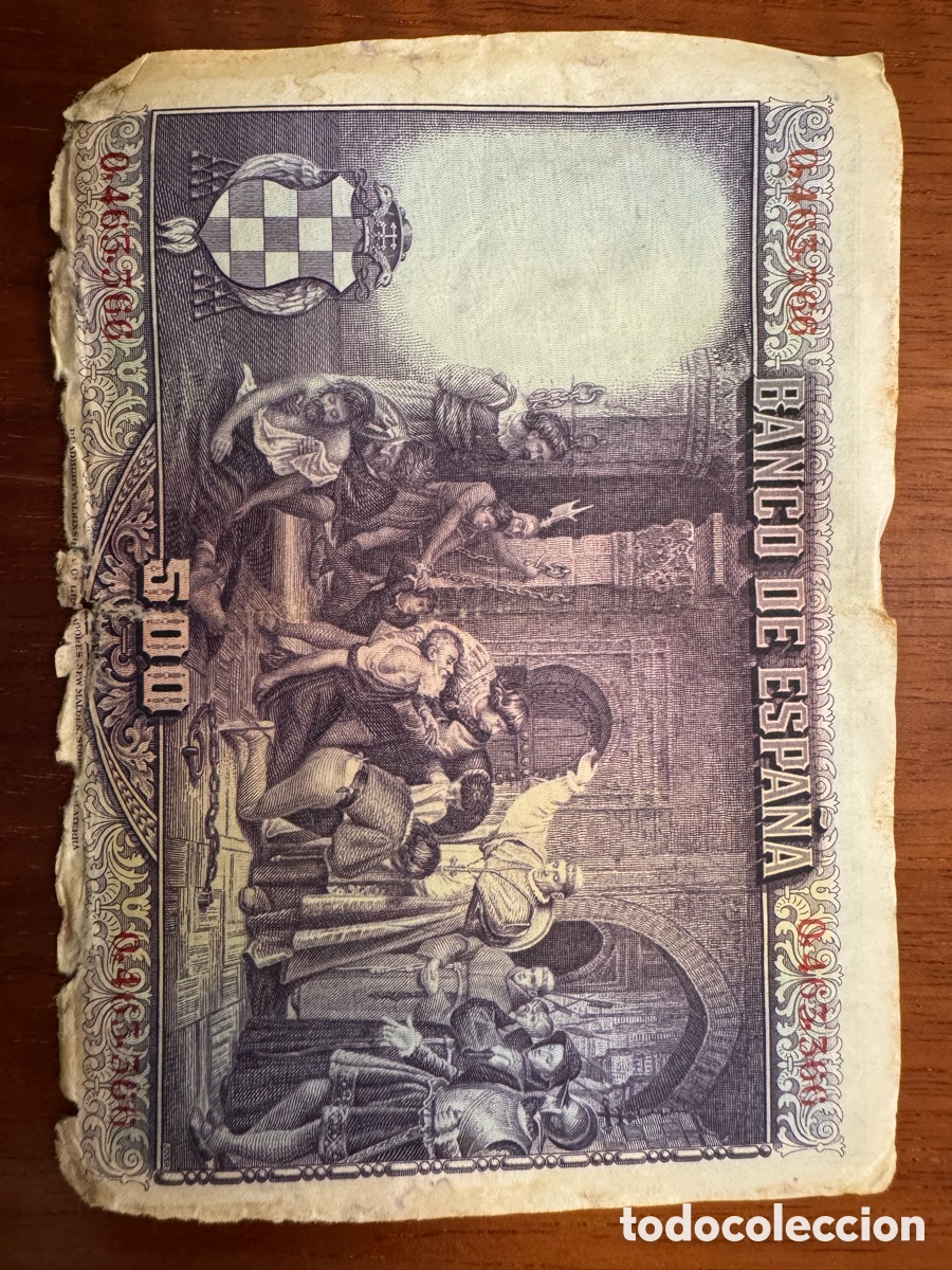 Billetes espa&ntilde;oles: Billetes Espa&ntilde;oles Antig&uuml;os - Foto 5