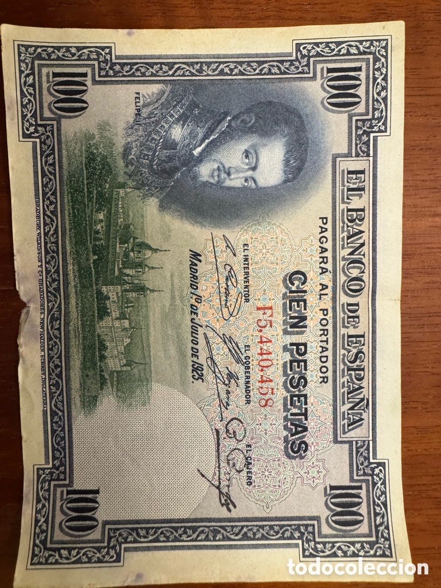 Billetes espa&ntilde;oles: Billetes Espa&ntilde;oles Antig&uuml;os - Foto 7