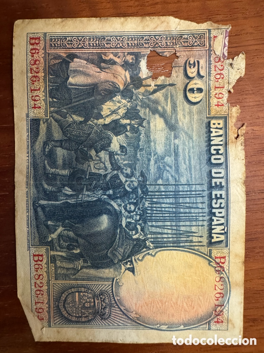 Billetes espa&ntilde;oles: Billetes Espa&ntilde;oles Antig&uuml;os - Foto 14