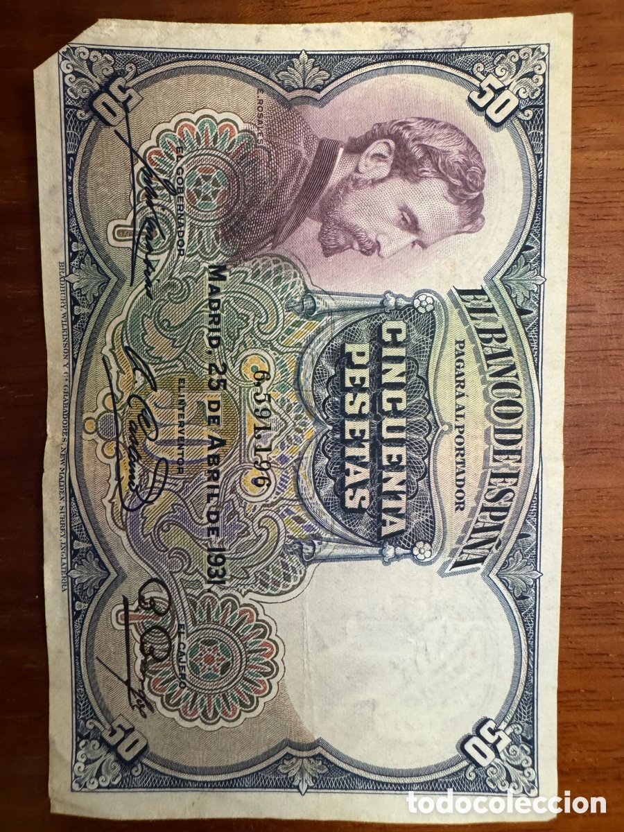 Billetes espa&ntilde;oles: Billetes Espa&ntilde;oles Antig&uuml;os - Foto 16
