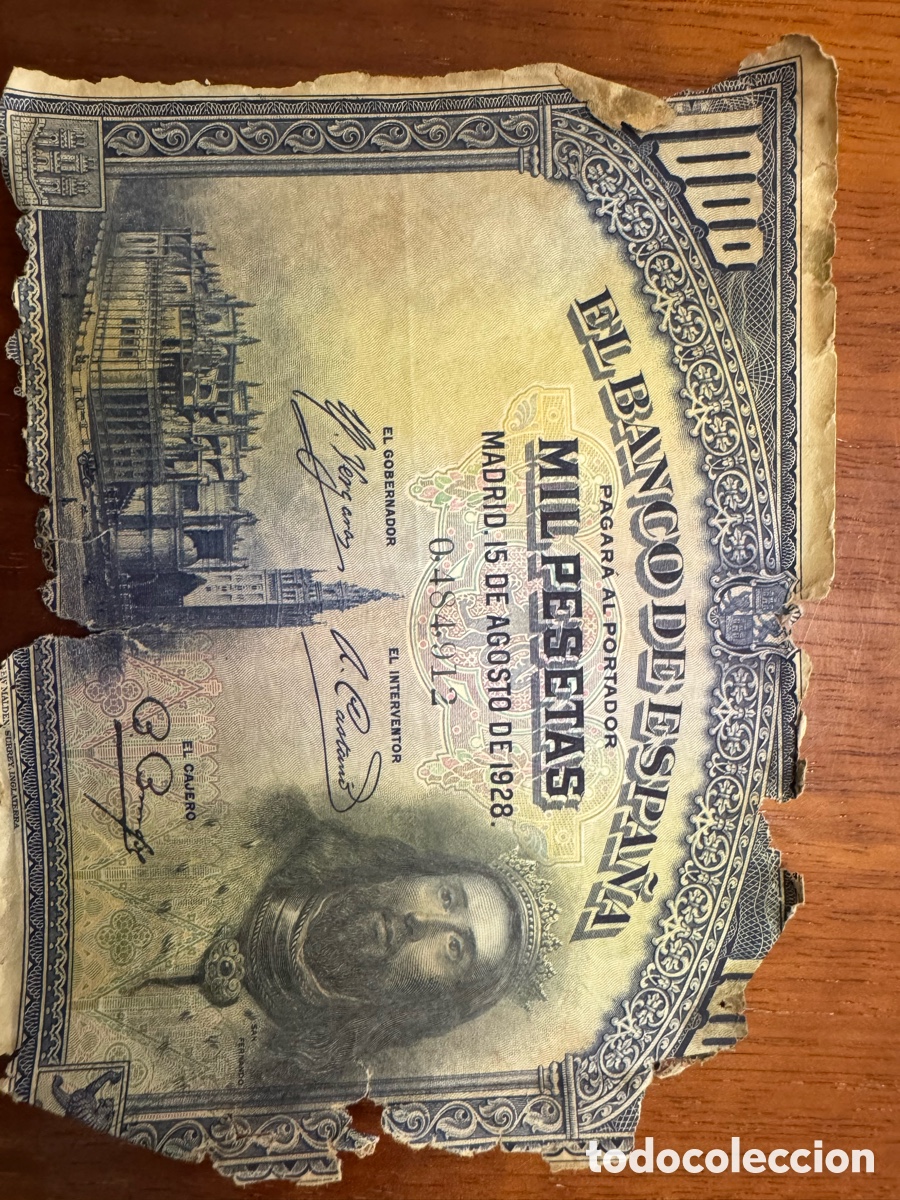 Billetes espa&ntilde;oles: Billetes Espa&ntilde;oles Antig&uuml;os