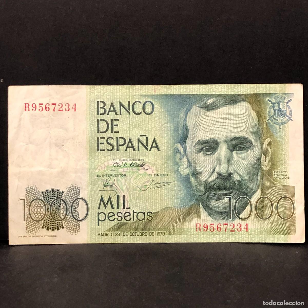 Billetes espa&ntilde;oles: BILLETE - MIL PESETAS - 1000 PTAS - 1979 - BENITO PEREZ GALD&Oacute;S - BANCO DE ESPA&Ntilde;A / 112