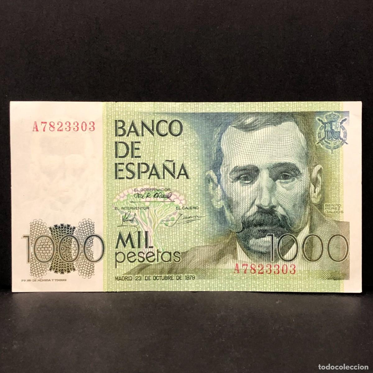 Billetes espa&ntilde;oles: BILLETE - MIL PESETAS - 1000 PTAS - 1979 - BENITO PEREZ GALD&Oacute;S - BANCO DE ESPA&Ntilde;A / 127