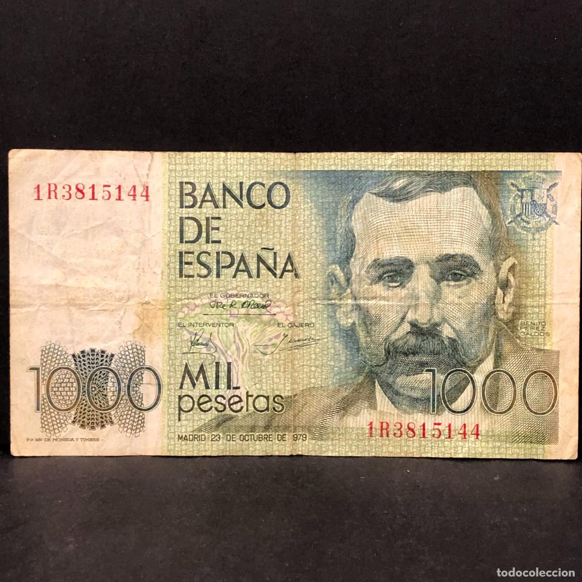 Billetes espa&ntilde;oles: BILLETE - MIL PESETAS - 1000 PTAS - 1979 - BENITO PEREZ GALD&Oacute;S - BANCO DE ESPA&Ntilde;A / 130