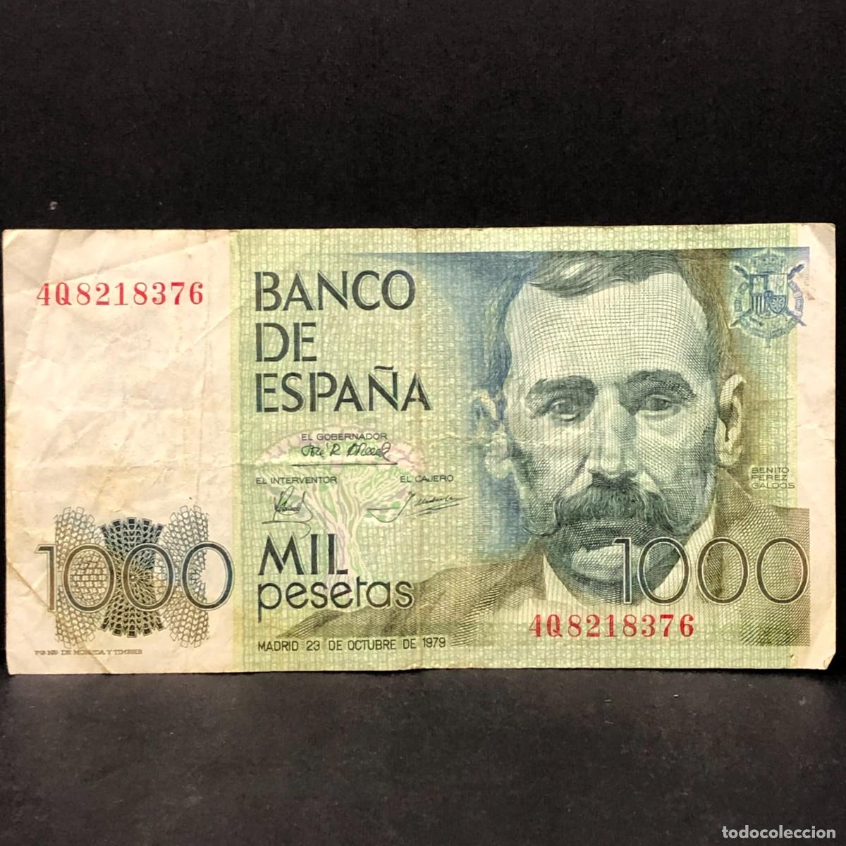 Billetes espa&ntilde;oles: BILLETE - MIL PESETAS - 1000 PTAS - 1979 - BENITO PEREZ GALD&Oacute;S - BANCO DE ESPA&Ntilde;A / 131