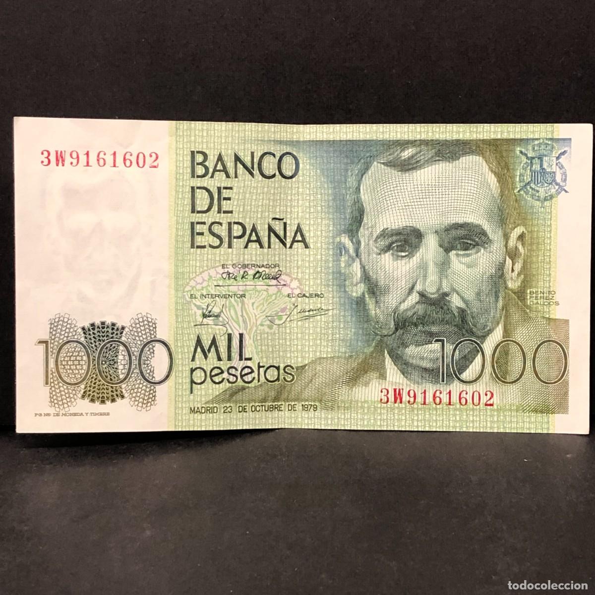 Billetes espa&ntilde;oles: BILLETE - MIL PESETAS - 1000 PTAS - 1979 - BENITO PEREZ GALD&Oacute;S - BANCO DE ESPA&Ntilde;A / 141
