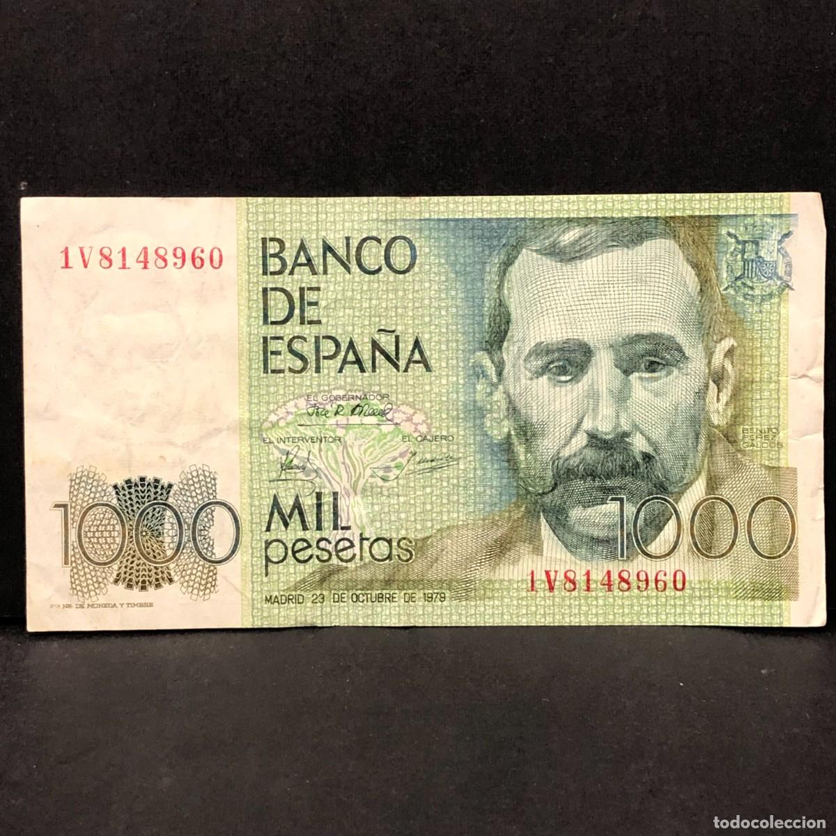 Billetes espa&ntilde;oles: BILLETE - MIL PESETAS - 1000 PTAS - 1979 - BENITO PEREZ GALD&Oacute;S - BANCO DE ESPA&Ntilde;A / 145