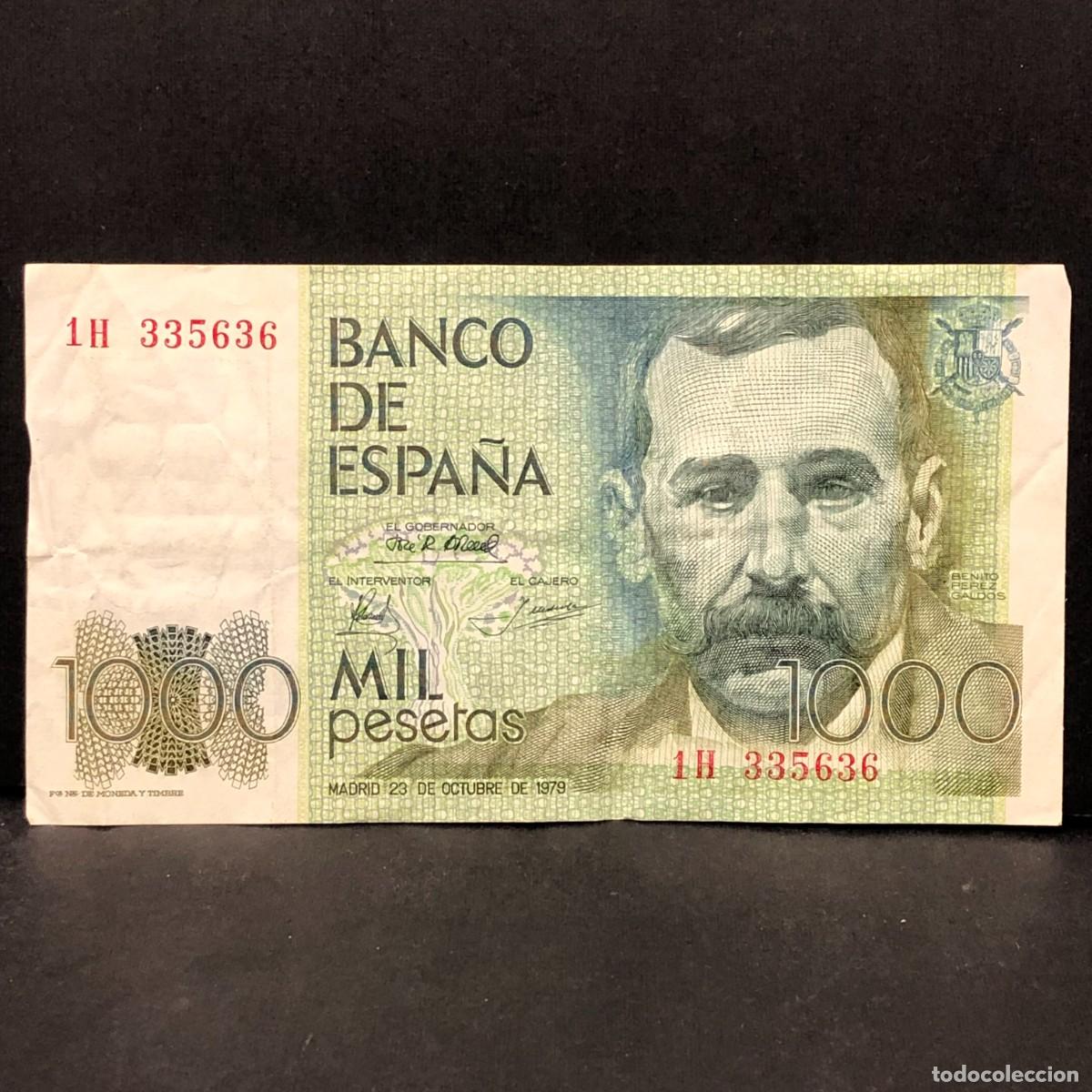 Billetes espa&ntilde;oles: BILLETE - MIL PESETAS - 1000 PTAS - 1979 - BENITO PEREZ GALD&Oacute;S - BANCO DE ESPA&Ntilde;A / 151