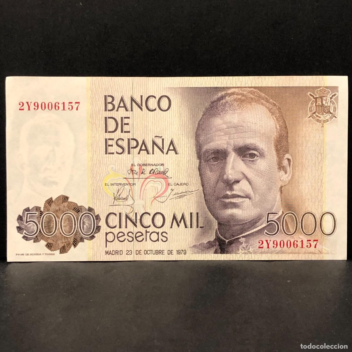 Billetes espa&ntilde;oles: BILLETE - CINCO MIL PESETAS - 5000 PTAS - 1979 - JUAN CARLOS I - BANCO DE ESPA&Ntilde;A / 168