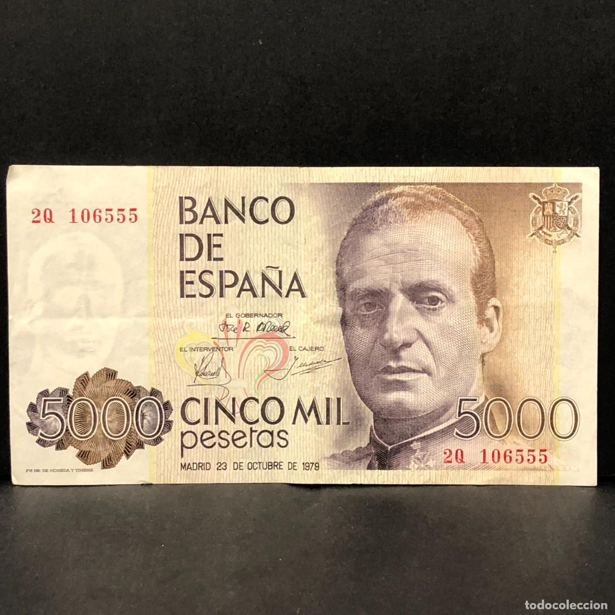 Billetes espa&ntilde;oles: BILLETE - CINCO MIL PESETAS - 5000 PTAS - 1979 - JUAN CARLOS I - BANCO DE ESPA&Ntilde;A / 171