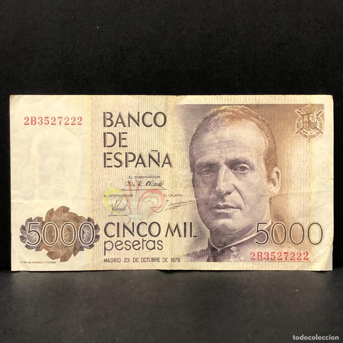Billetes espa&ntilde;oles: BILLETE - CINCO MIL PESETAS - 5000 PTAS - 1979 - JUAN CARLOS I - BANCO DE ESPA&Ntilde;A / 172