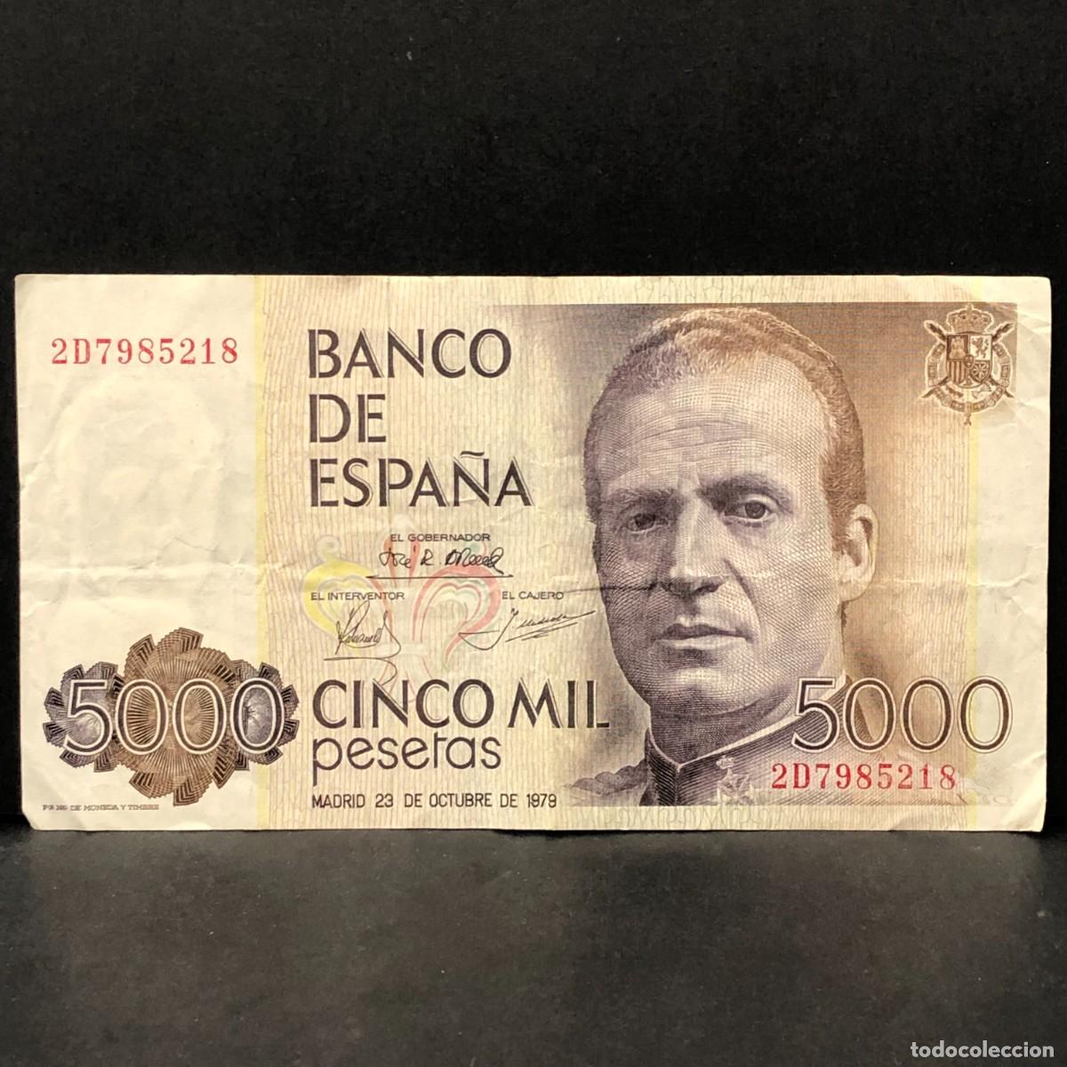 Billetes espa&ntilde;oles: BILLETE - CINCO MIL PESETAS - 5000 PTAS - 1979 - JUAN CARLOS I - BANCO DE ESPA&Ntilde;A / 173