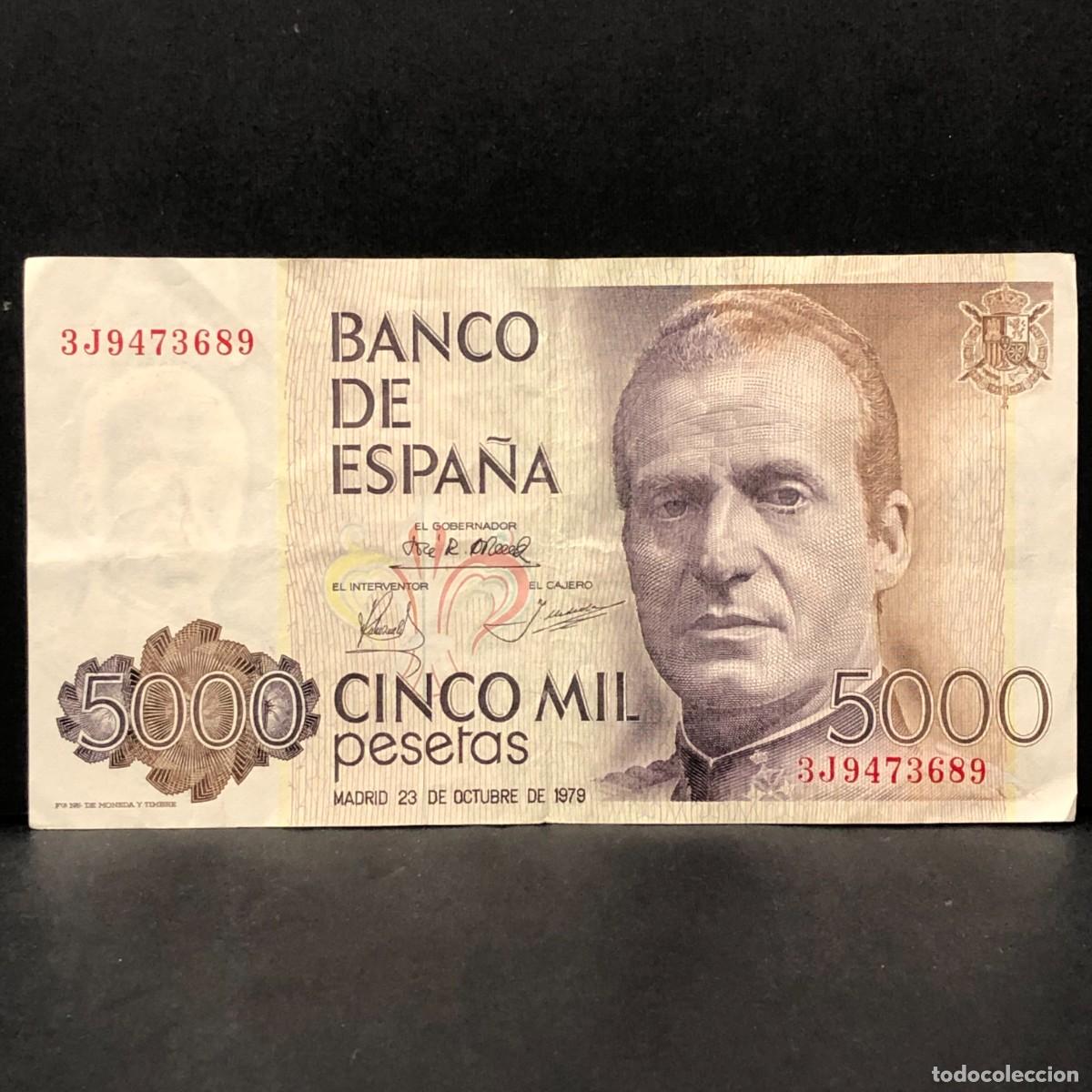 Billetes espa&ntilde;oles: BILLETE - CINCO MIL PESETAS - 5000 PTAS - 1979 - JUAN CARLOS I - BANCO DE ESPA&Ntilde;A / 174