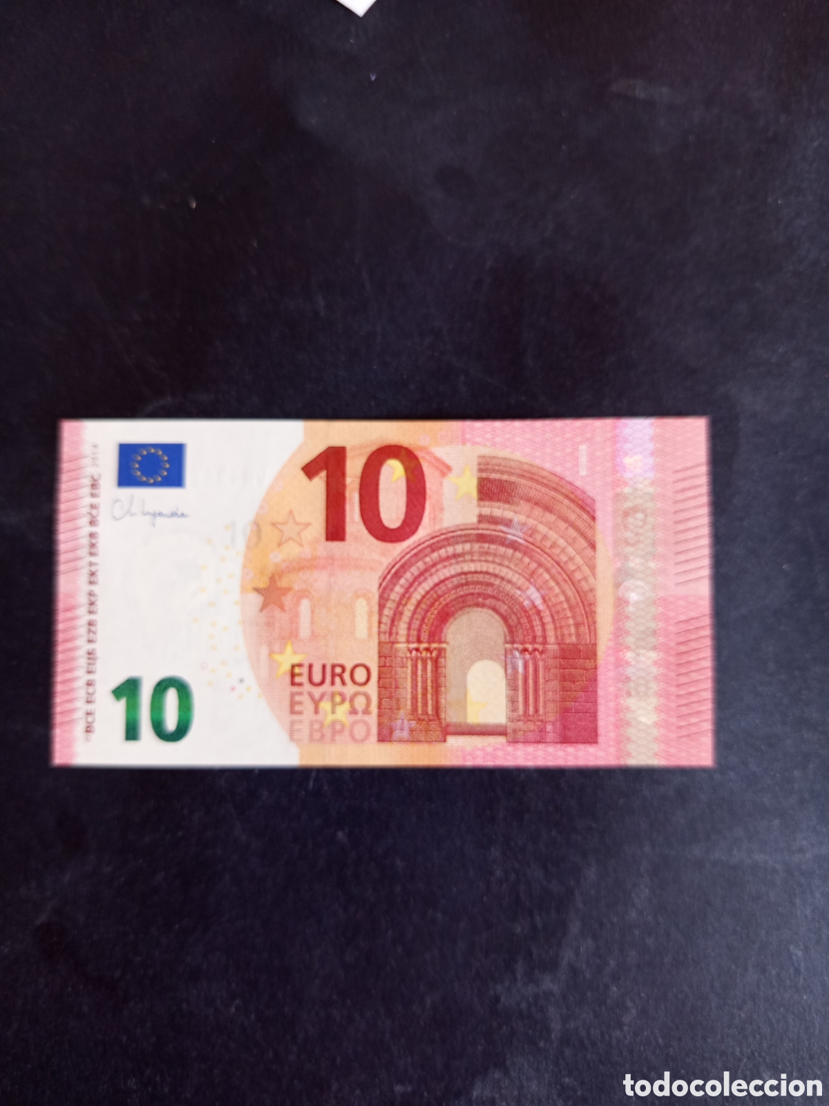 Billetes espa&ntilde;oles: Billete en euros de 2014. LETRA V (ESPA&Ntilde;A). SERIE B. SIN CIRCULAR. PEDIDO M&Iacute;NIMO 3 &euro;