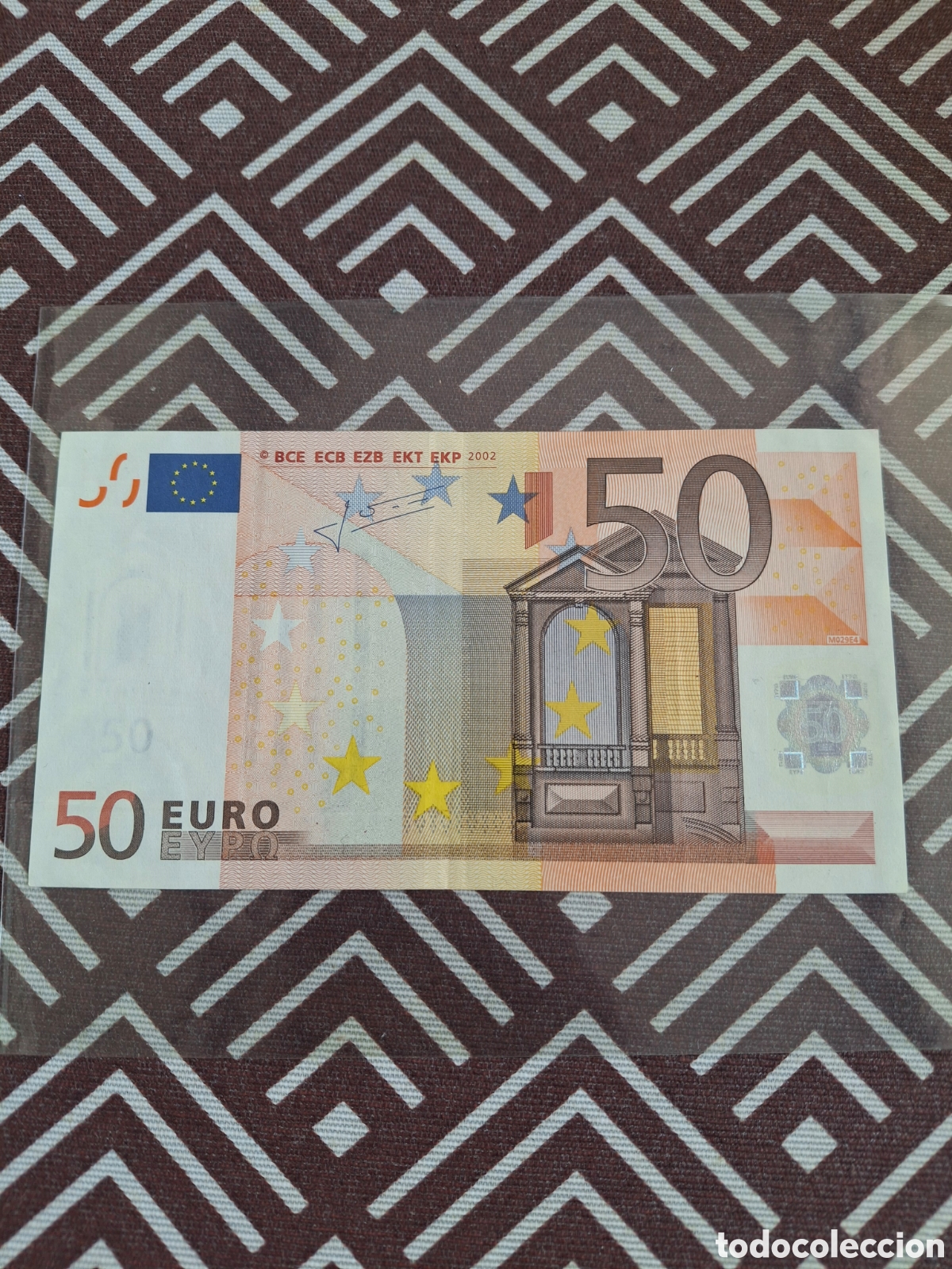 Billetes espa&ntilde;oles: Billete de 50 euros de 2002