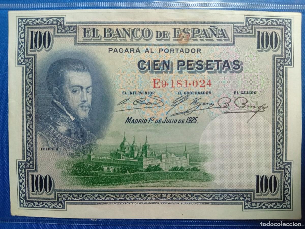 Billetes espa&ntilde;oles: Billete de 100 ptas a&ntilde;o: 1928 Espa&ntilde;a