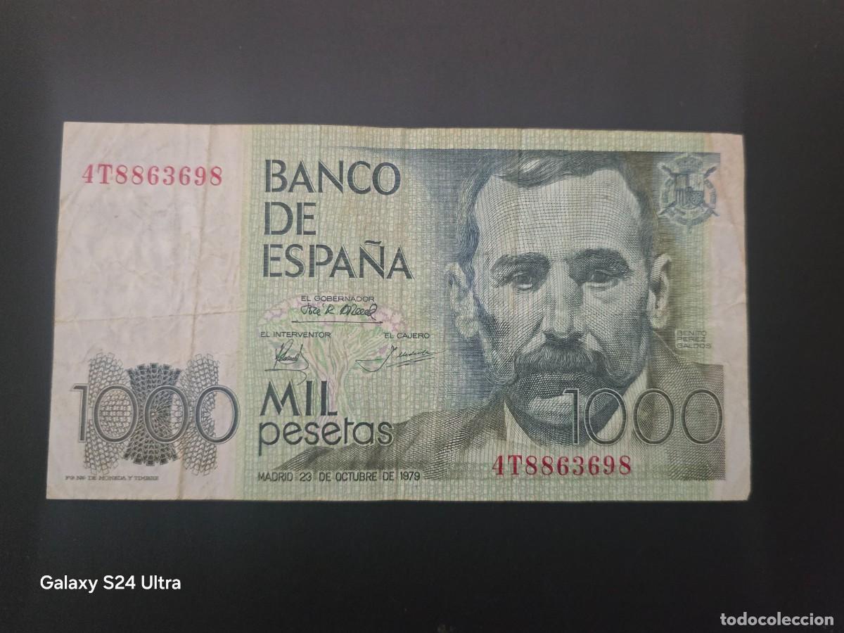 Billetes espa&ntilde;oles: 1000 PESETAS DE 1979.... SERIE 4T.....BONITO.....ES EL DE LAS FOTOS