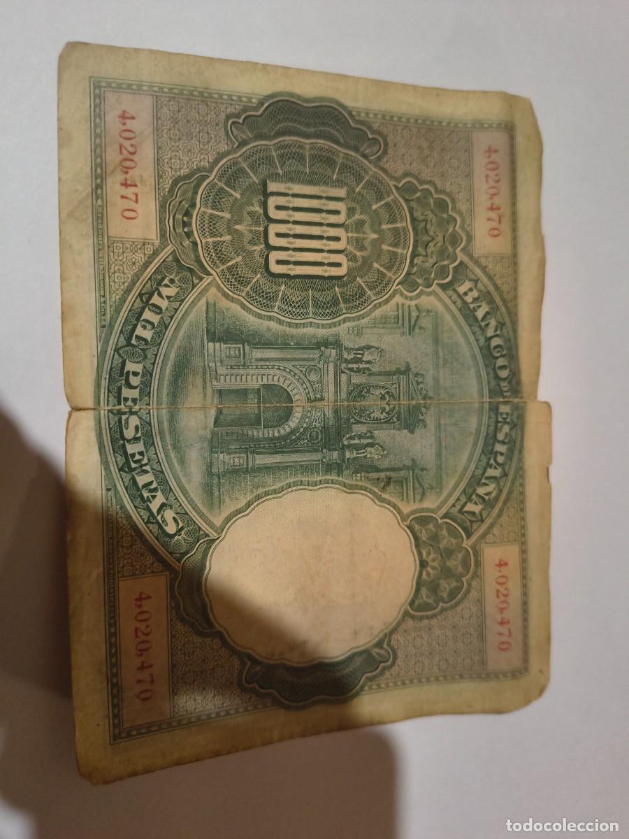 Billetes espa&ntilde;oles: Billete de 1000 pesetas de de 1925 - Foto 2