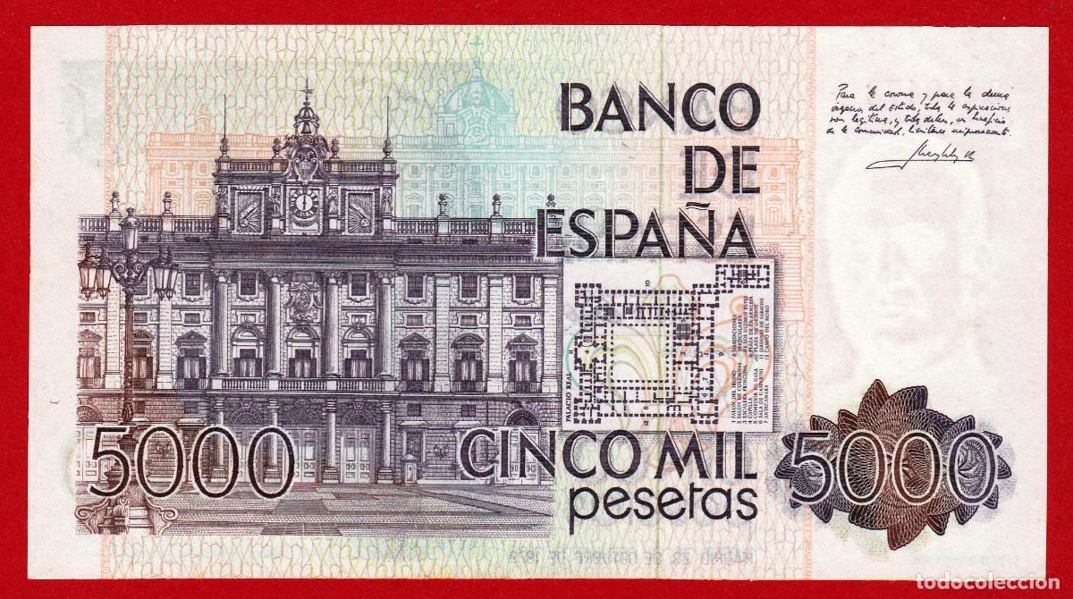 Billetes espa&ntilde;oles: 5000 Pesetas, 1979,Sin Serie, SC - Foto 2
