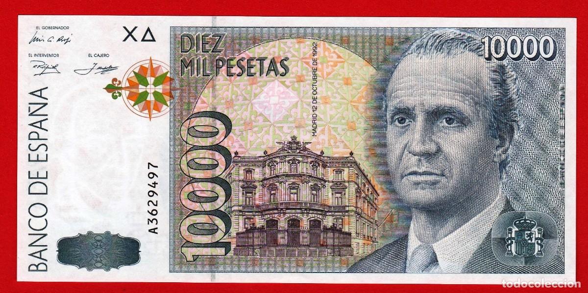 Billetes espa&ntilde;oles: 10000 Pesetas, 1992, Serie A, SC