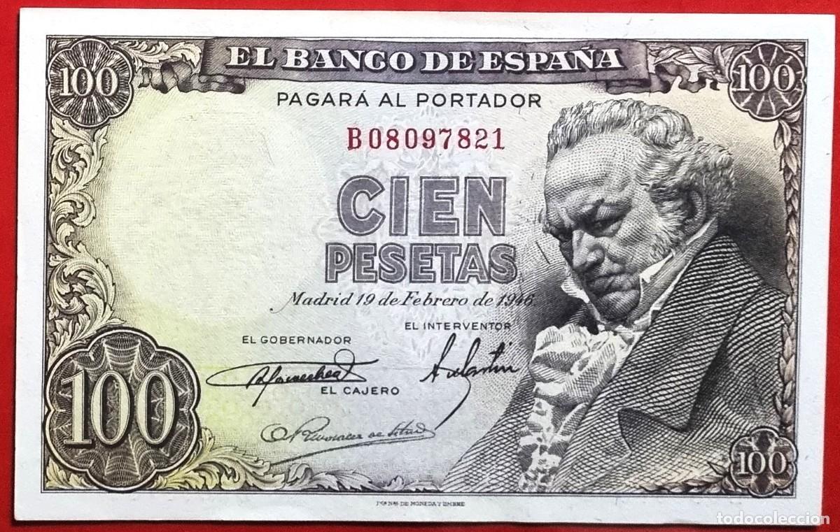 Billetes espa&ntilde;oles: ESTADO ESPA&Ntilde;OL SIN CIRCULAR SC-/EBC++ |SOLO ACEPTO PAYPAL| BILLETE 100 PESETAS 1946 LEER DESCRIPCION