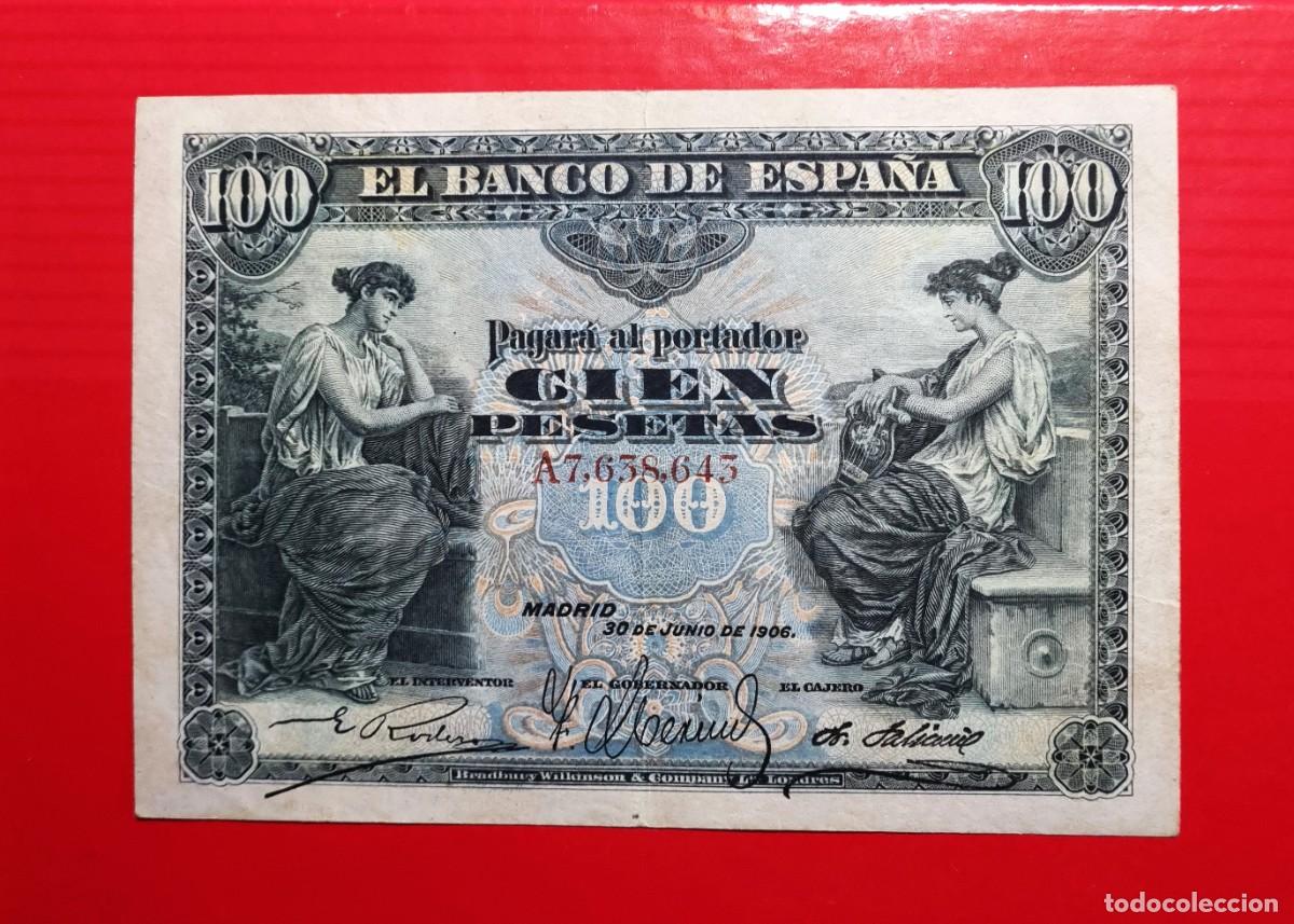 Billetes espa&ntilde;oles: CL&Aacute;SICO ALEGOR&Iacute;AS PRECIOSO EJEMPLAR |SOLO ACEPTO PAYPAL| BILLETE 100 PESETAS 1906 LEER DESCRIPCION