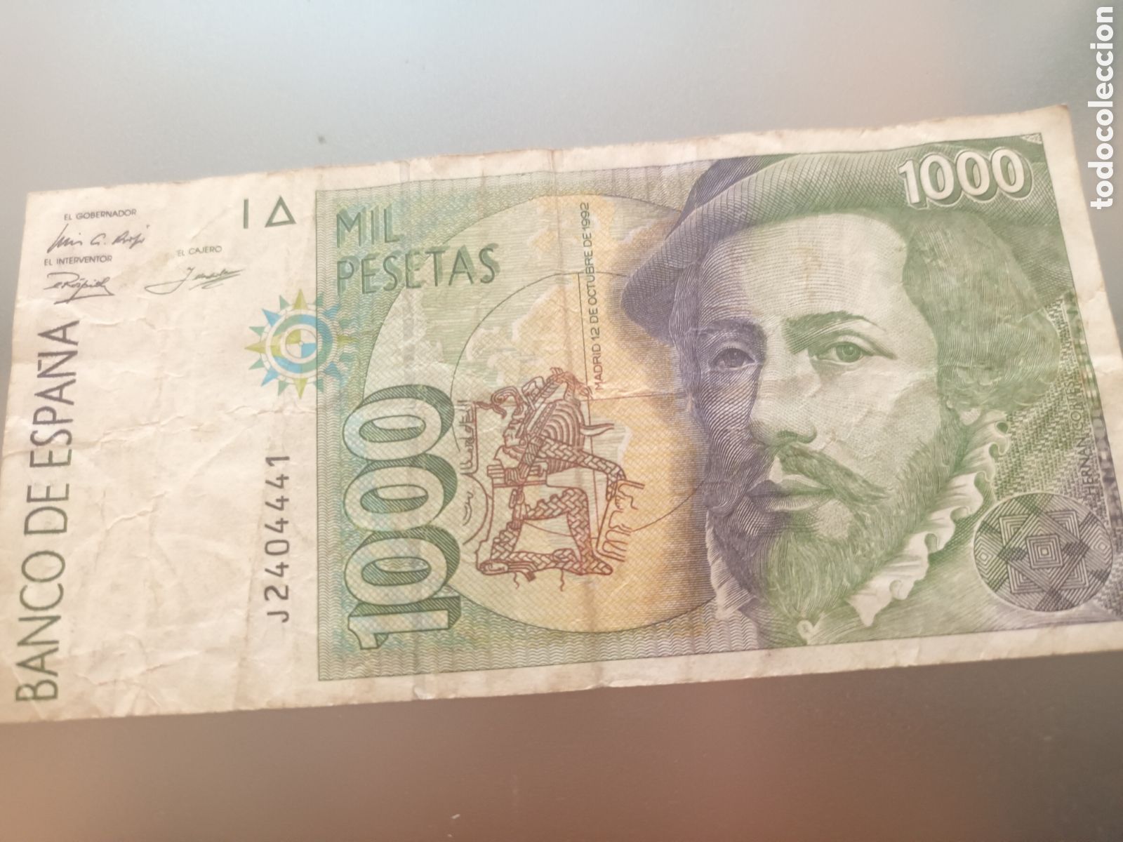 Billetes espa&ntilde;oles: BILLETE DE 1000 PESETAS DE OCTUBRE DE 1992