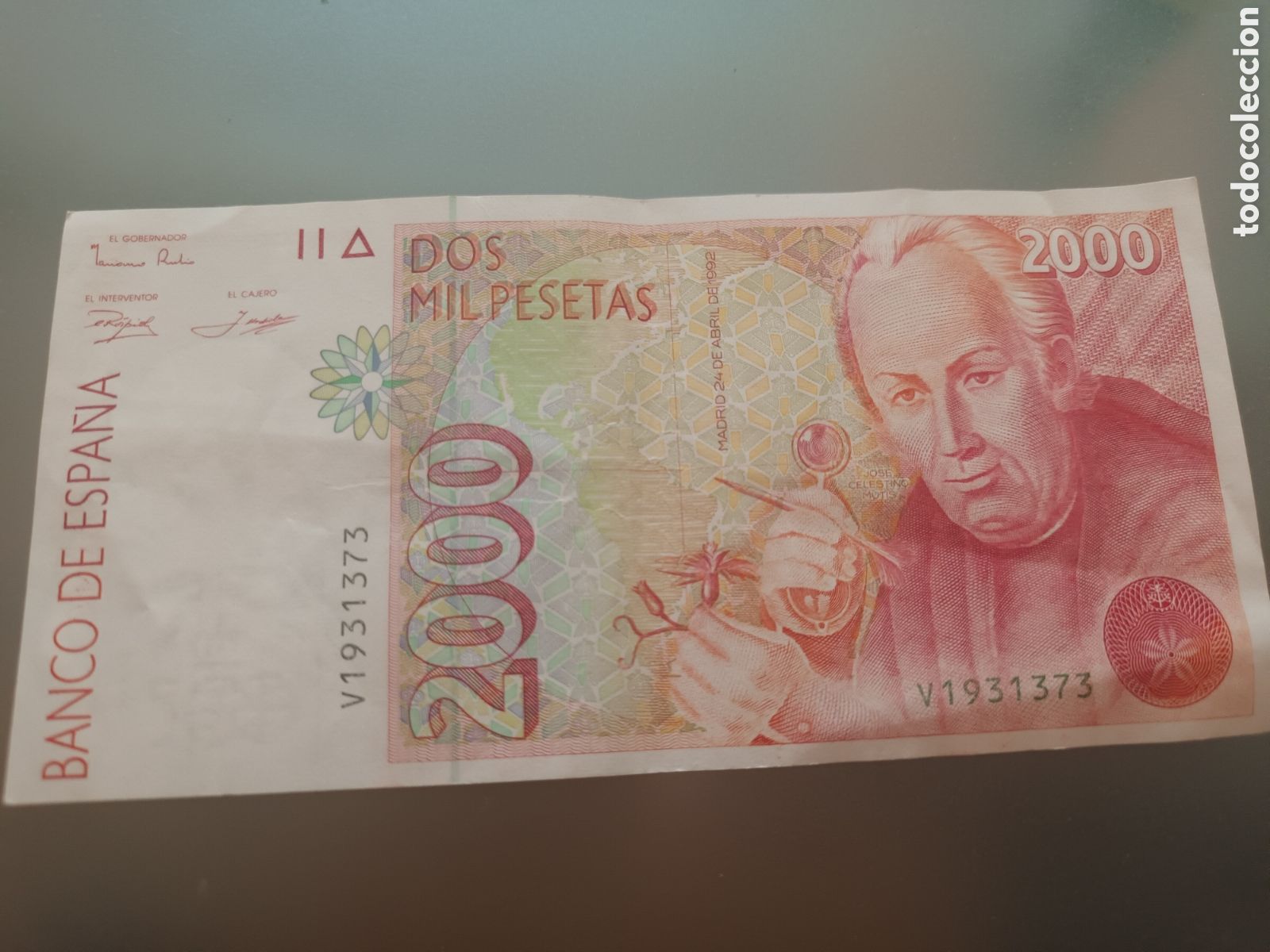 Billetes espa&ntilde;oles: BILLETE DE 2000 PESETAS DE ABRIL DE 1992
