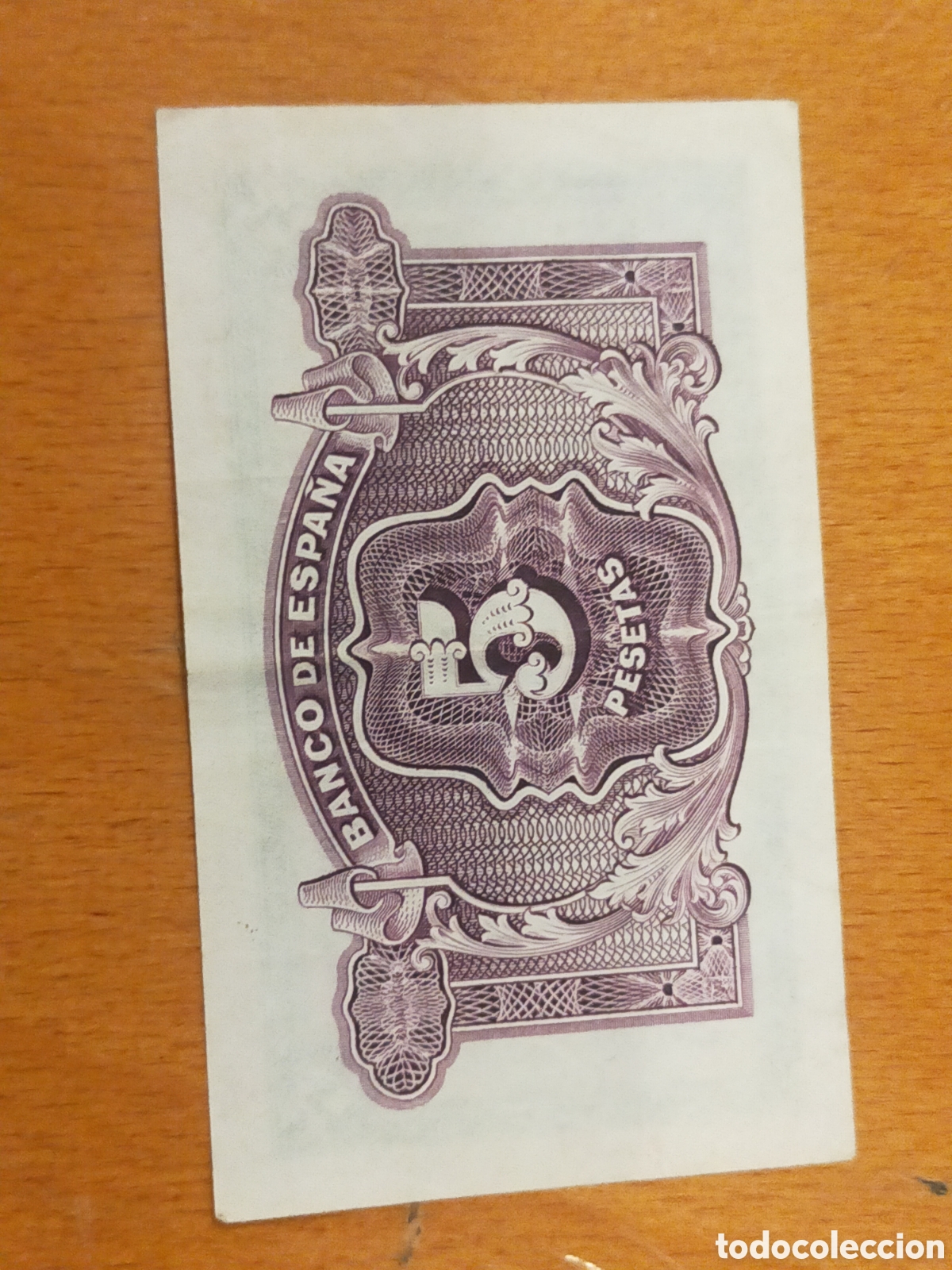 Billetes espa&ntilde;oles: Billete 5 pesetas, 1935 - Foto 2