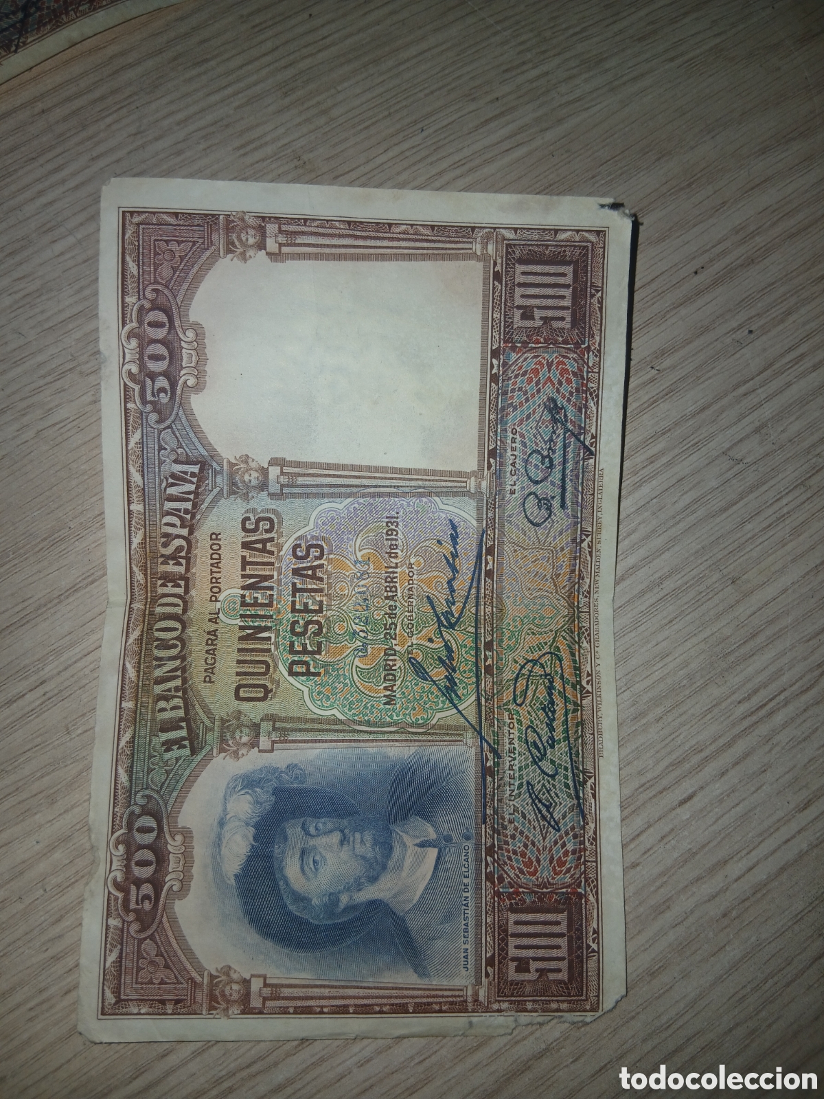 Billetes espa&ntilde;oles: 500 PESETAS 1931,,VER FOTOS