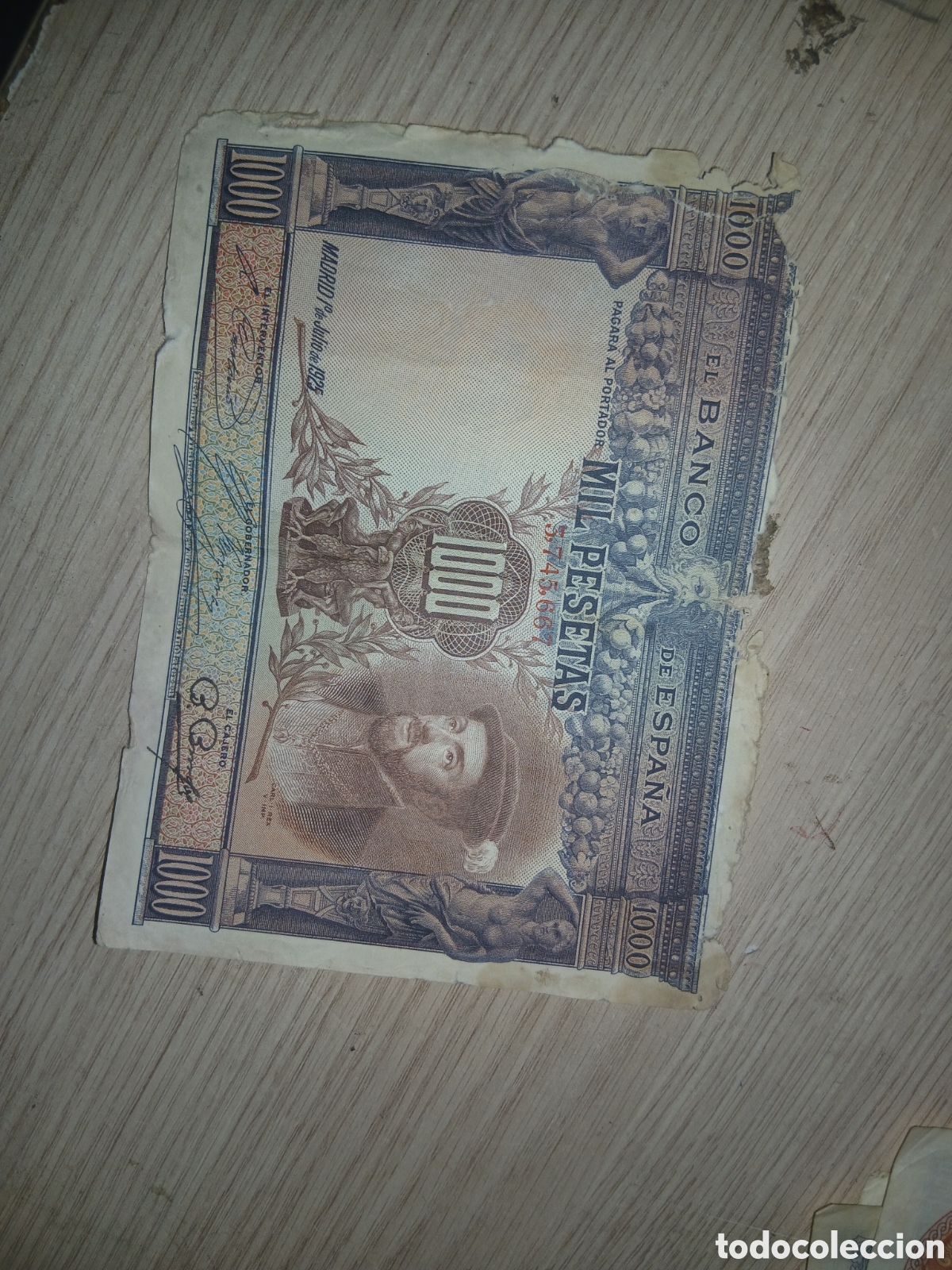 Billetes espa&ntilde;oles: 1000 PESETAS 1925,,VER FOTOS