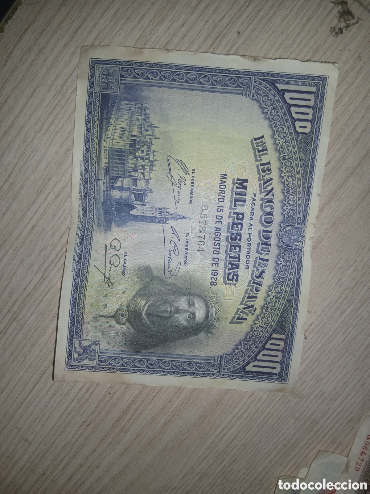 Billetes espa&ntilde;oles: 1000 PESETAS 1928,,VER FOTOS