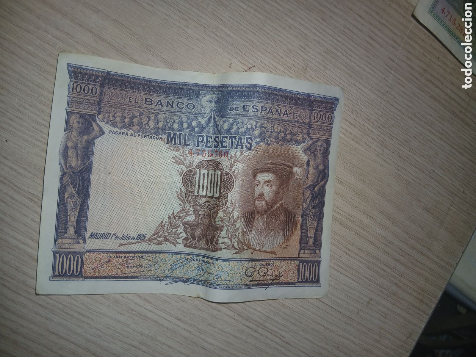 Billetes espa&ntilde;oles: 1000 PESETAS 1928,,VER FOTOS